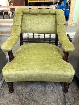 Green upholstry Chair Luton